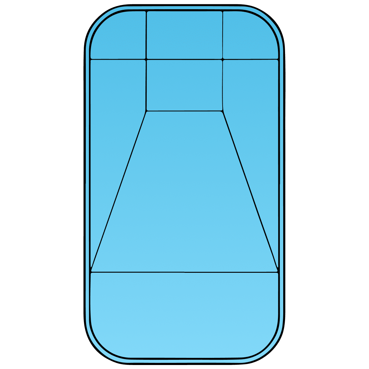 Rectangle Catalina inground pool from TN Pools